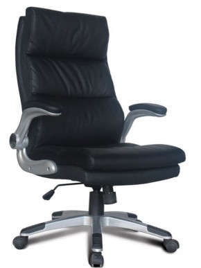 Кресло офисное BRABIX "Fregat EX-510" (рециклированная кожа, черное) 530863 в Чебаркуле - chebarkul.ok-mebel.com | фото 1