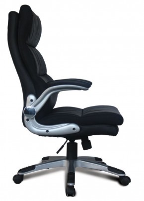 Кресло офисное BRABIX "Fregat EX-510" (рециклированная кожа, черное) 530863 в Чебаркуле - chebarkul.ok-mebel.com | фото 3