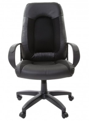 Кресло офисное BRABIX "Strike EX-525" (экокожа черная, ткань черная) 531381 в Чебаркуле - chebarkul.ok-mebel.com | фото 5