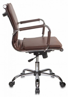 Кресло руководителя Бюрократ CH-993-LOW/BROWN коричневый в Чебаркуле - chebarkul.ok-mebel.com | фото 2