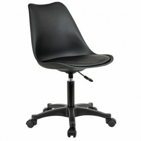 Кресло стул BRABIX "Eames MG-310 PL", пластик черный, экокожа черная, 532927 в Чебаркуле - chebarkul.ok-mebel.com | фото 2