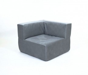 Кресло-угловое-модуль бескаркасное Тетрис 30 (Серый) в Чебаркуле - chebarkul.ok-mebel.com | фото