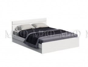 НЭНСИ NEW Кровать 1,4 м (Белый глянец холодный/Белый) в Чебаркуле - chebarkul.ok-mebel.com | фото 1