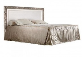 Кровать 2-х спальная (1,4 м) Тиффани штрих-лак/серебро (ТФКР140-1) в Чебаркуле - chebarkul.ok-mebel.com | фото
