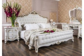 Кровать Анна Мария 1800 с основание в Чебаркуле - chebarkul.ok-mebel.com | фото 3