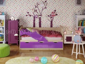 ДЕЛЬФИН-1 Кровать 1800 (Фиолетовый металлик) в Чебаркуле - chebarkul.ok-mebel.com | фото