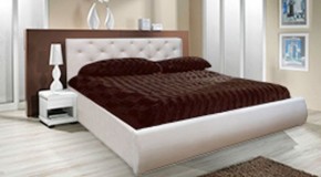 Кровать Интерьерная 1800 с ПМ (ткань 3 кат) в Чебаркуле - chebarkul.ok-mebel.com | фото