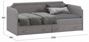 Кровать Кантри ТД-308.12.02 в Чебаркуле - chebarkul.ok-mebel.com | фото 3