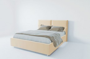 Кровать Корсика с ПМ 800 (экокожа бежевая) в Чебаркуле - chebarkul.ok-mebel.com | фото 2