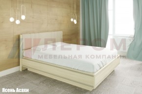 Кровать КР-1013 с мягким изголовьем в Чебаркуле - chebarkul.ok-mebel.com | фото