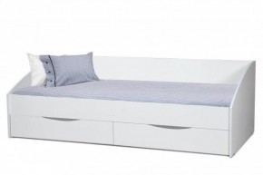 Кровать одинарная "Фея - 3" симметричная New (2000Х900) белая в Чебаркуле - chebarkul.ok-mebel.com | фото