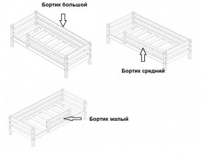 Кровать одноярусная Сонечка (800*1900) модульная в Чебаркуле - chebarkul.ok-mebel.com | фото 3