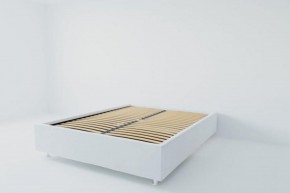Кровать Подиум с ортопедическим основанием 800 (экокожа белая) в Чебаркуле - chebarkul.ok-mebel.com | фото 2