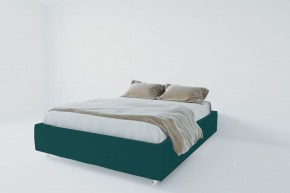 Кровать Подиум с ортопедическим основанием 800 (велюр бирюзовый) в Чебаркуле - chebarkul.ok-mebel.com | фото 1