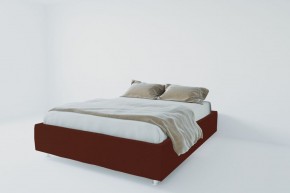 Кровать Подиум с ортопедическим основанием 800 (велюр бордо) в Чебаркуле - chebarkul.ok-mebel.com | фото 3