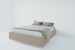 Кровать Подиум с ортопедическим основанием 800 (велюр серый) в Чебаркуле - chebarkul.ok-mebel.com | фото