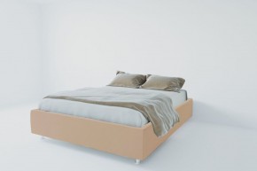 Кровать Подиум с ортопедическим основанием 800 (велюр светло-серый) в Чебаркуле - chebarkul.ok-mebel.com | фото 1