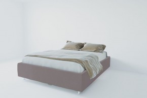 Кровать Подиум с ортопедическим основанием 800 (велюр темно-серый) в Чебаркуле - chebarkul.ok-mebel.com | фото