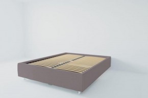 Кровать Подиум с ортопедическим основанием 800 (велюр темно-серый) в Чебаркуле - chebarkul.ok-mebel.com | фото 2