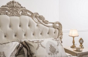 Кровать с мягким изголовьем Патрисия (1600) крем в Чебаркуле - chebarkul.ok-mebel.com | фото 5