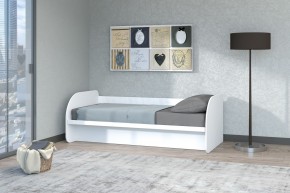 Кровать Сказка с ПМ 900 (Белый текстурный) в Чебаркуле - chebarkul.ok-mebel.com | фото