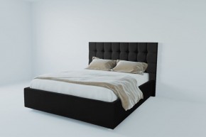 Кровать Венеция с ПМ 1200 (экокожа кольт ч) в Чебаркуле - chebarkul.ok-mebel.com | фото 2