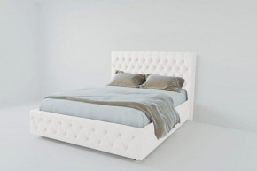 Кровать Версаль 800 без основания (экокожа белый) в Чебаркуле - chebarkul.ok-mebel.com | фото