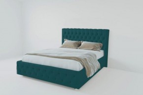 Кровать Версаль 800 без основания (велюр бирюзовый) в Чебаркуле - chebarkul.ok-mebel.com | фото