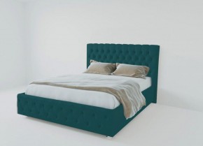 Кровать Версаль с ПМ 800 (велюр бирюзовый) в Чебаркуле - chebarkul.ok-mebel.com | фото