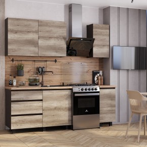 Кухня Энигма 1.6 м (венге/дуб каньон) в Чебаркуле - chebarkul.ok-mebel.com | фото
