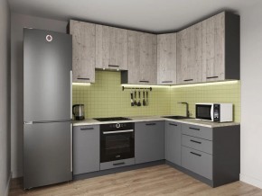 Кухонный гарнитур Антик 2200*1600 h950 (Стол. 26мм) в Чебаркуле - chebarkul.ok-mebel.com | фото