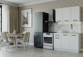 Кухонный гарнитур Белый Глянец 1200 (Стол. 38мм) в Чебаркуле - chebarkul.ok-mebel.com | фото