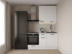 Кухонный гарнитур Белый Глянец 1600 h950 (Стол. 26мм) в Чебаркуле - chebarkul.ok-mebel.com | фото