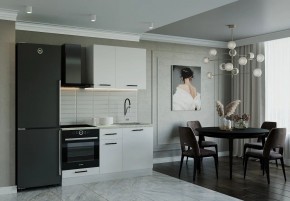 Кухонный гарнитур Белый Глянец 1600 (Стол. 26мм) в Чебаркуле - chebarkul.ok-mebel.com | фото