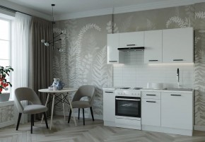 Кухонный гарнитур Белый Глянец 1800 (Стол. 26мм) в Чебаркуле - chebarkul.ok-mebel.com | фото