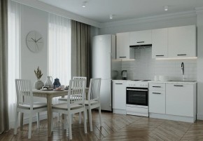 Кухонный гарнитур Белый Глянец 2000 (Стол. 26мм) в Чебаркуле - chebarkul.ok-mebel.com | фото