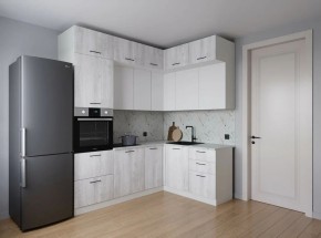 Кухонный гарнитур Бланка 2200*1700 (Стол. 38мм) в Чебаркуле - chebarkul.ok-mebel.com | фото