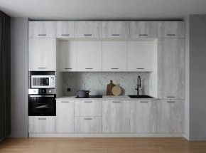 Кухонный гарнитур Бланка 3400 (Стол. 26мм) в Чебаркуле - chebarkul.ok-mebel.com | фото