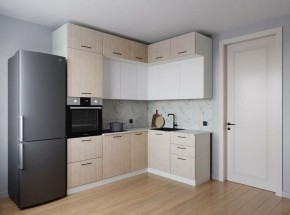 Кухонный гарнитур Демо 2200*1700 (Стол. 38мм) в Чебаркуле - chebarkul.ok-mebel.com | фото