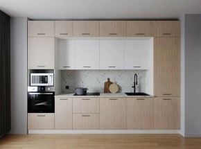 Кухонный гарнитур Демо 3400 (Стол. 38мм) в Чебаркуле - chebarkul.ok-mebel.com | фото