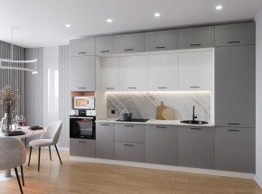 Кухонный гарнитур Элеганция  3400 (Стол. 38мм) в Чебаркуле - chebarkul.ok-mebel.com | фото