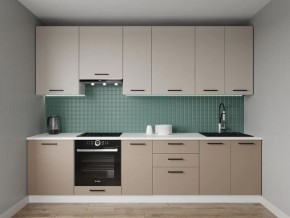 Кухонный гарнитур Каппучино 3000 h950 (Стол. 26мм) в Чебаркуле - chebarkul.ok-mebel.com | фото