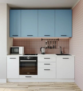 Кухонный гарнитур Капри 2200 h950 (Стол. 38мм) в Чебаркуле - chebarkul.ok-mebel.com | фото