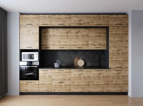 Кухонный гарнитур Крафт 3400 (Стол. 38мм) в Чебаркуле - chebarkul.ok-mebel.com | фото