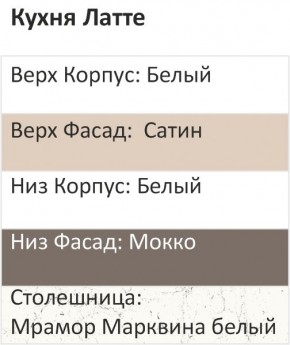 Кухонный гарнитур Латте 1000 (Стол. 38мм) в Чебаркуле - chebarkul.ok-mebel.com | фото 3