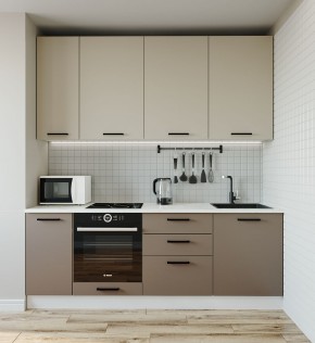 Кухонный гарнитур Латте 2200 (Стол. 26мм) в Чебаркуле - chebarkul.ok-mebel.com | фото 1