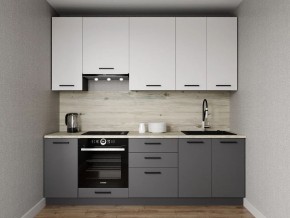Кухонный гарнитур Меренга 2400 h950 (Стол. 26мм) в Чебаркуле - chebarkul.ok-mebel.com | фото