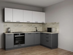 Кухонный гарнитур Меренга 2600*1600 (Стол. 38мм) в Чебаркуле - chebarkul.ok-mebel.com | фото