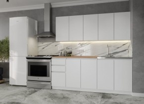 Кухня "МОРИ" 2.0 м (белый/дуб вотан) в Чебаркуле - chebarkul.ok-mebel.com | фото 6