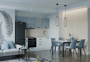 Кухонный гарнитур Ниагара 2550 (Стол. 38мм) в Чебаркуле - chebarkul.ok-mebel.com | фото